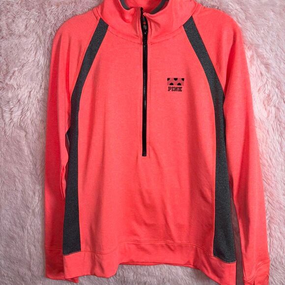 Victoria's Secret Pink zip up athletic top - Picture 2 of 8
